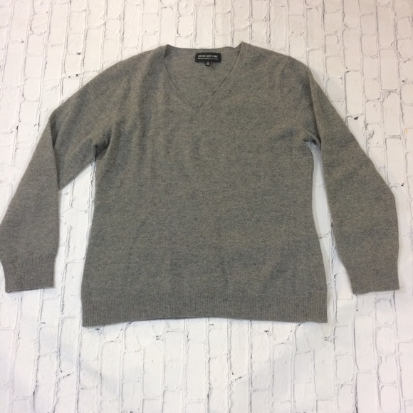 Jones New York Sweaters - Jones New York Collection Cashmere Gray Size M